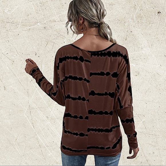 TIE DYE OFF THE SHOULDER TOP - Picture 8 of 10